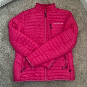 Vineyard Vines Pink Puffy Coat